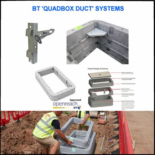 Qaudbox duct access chamber - access,