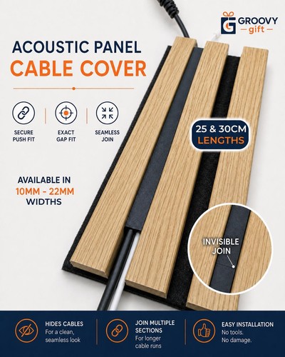 Acoustic panel cable - cover, |