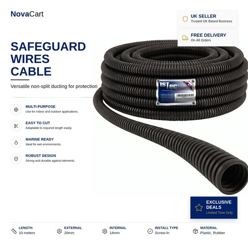 Cable conduit 10m non - cable,