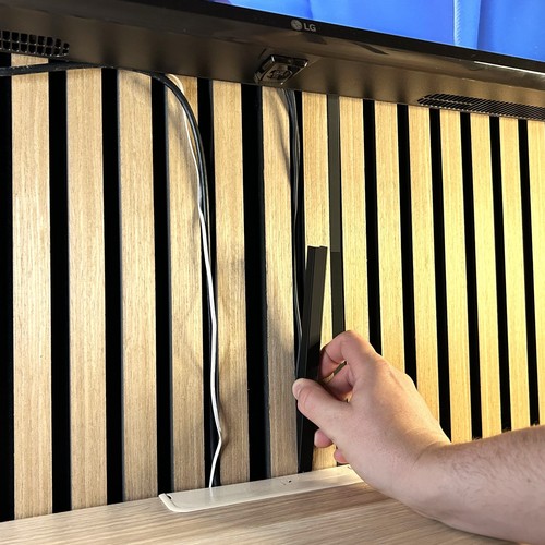 Acoustic slat panel cable - acoustic,