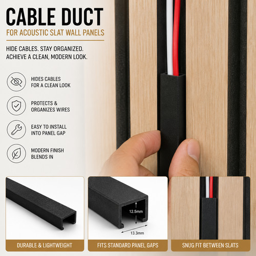 Acoustic wall panel cable - acoustic,