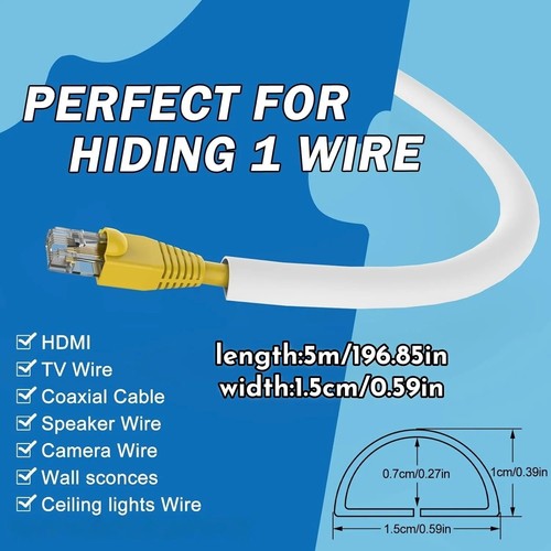 Cable cover self - cover,